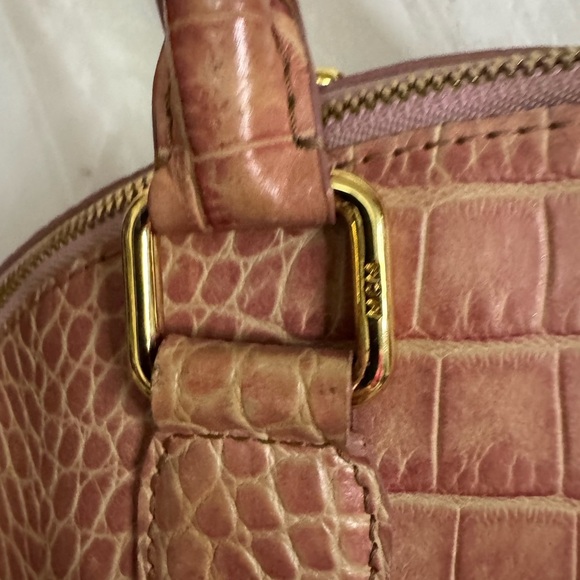 MCM Chic Pink Crocodile-Embossed  Bag - Picture 10 of 15
